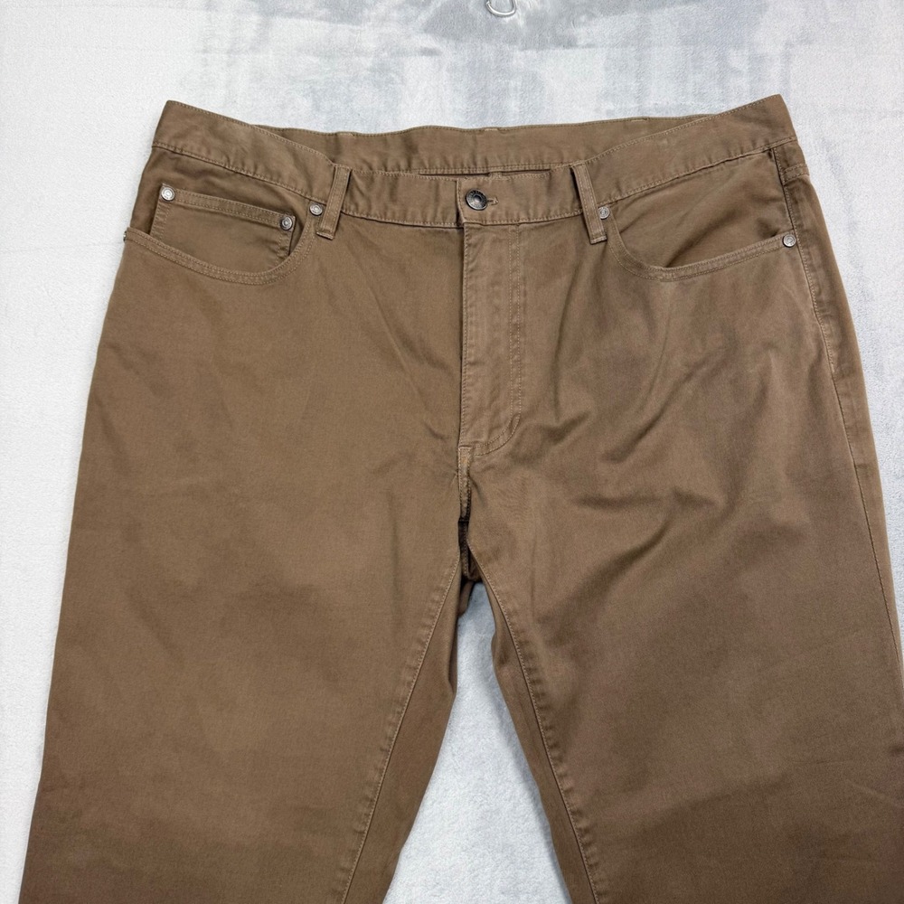 Brooks Brothers Pants Mens W38 L30 Brown 5-Pocket Straight Leg Chino 100105283 - Picture 4 of 11